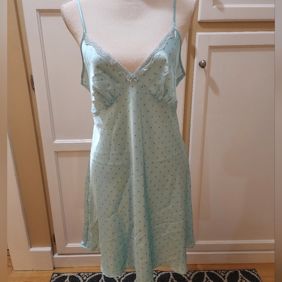 Madonna Women's Lace Accented Slip Dress Lingerie - Picture 2 of 12